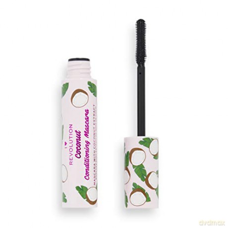 I Heart Revolution Nourishing mascara Tasty Coconut (Conditioning Mascara) 8 ml - Shade: Black