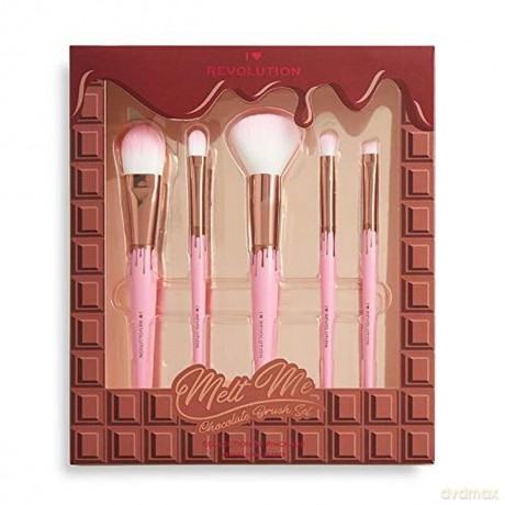 I Heart Revolution Set of cosmetic brushes Chocolate 5 pcs