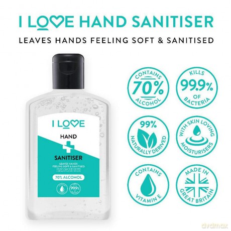 I Love (Hand Sanitiser) 500 ml