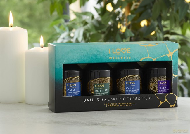 I Love Wellness Mood Collection bath care gift set