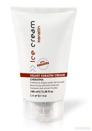 Inebrya Restructuring Cream for Fragrances of Hair Ice Cream Keratin (Velvet Keratin Cream) 100 ml