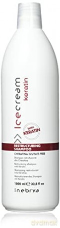 Inebrya Restructuring shampoo with keratin Ice Cream Keratin (Restructuring Shampoo) - Volume: 1000 ml