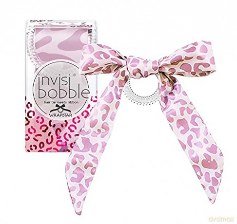 Invisibobble Hair band with ribbon Wrapstar Urban Safari Cat In The City