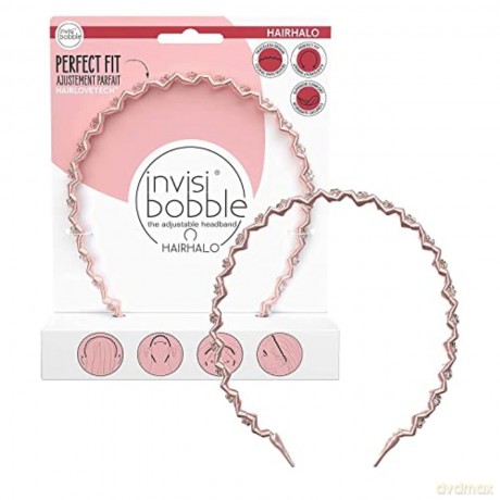 Invisibobble Hair halo Pink Sparkle adjustable hair headband