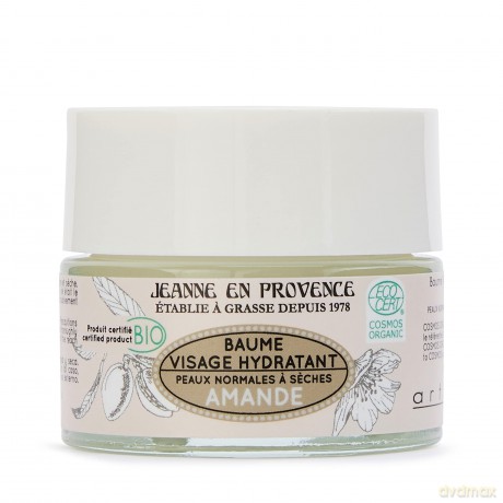 Jeanne En Provence Moisturizing face balm organic Mandle (Moisturizing Face Balm) 50 ml