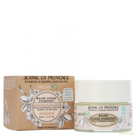 Jeanne En Provence Moisturizing face balm organic Mandle (Moisturizing Face Balm) 50 ml