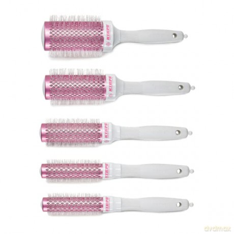 KIEPE Professional Set of round brushes White 5 pcs