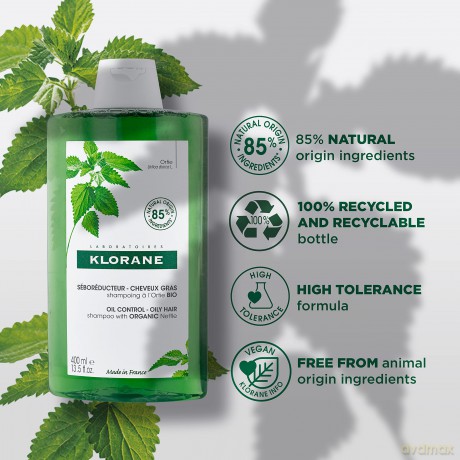 Klorane Shampoo for oily hair Nettle (Shampoo With Nettle) 200 ml