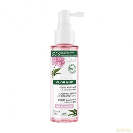 Klorane Soothing serum for sensitive and irritated scalp Peony (SOS Serum) 65 ml