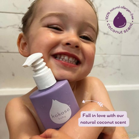 Kokoso Baby Gentle baby wash gel for body and hair with perfume (Gentle Baby Wash) 200 ml