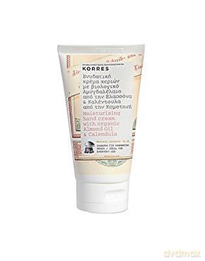 Korres Moisturizing hand cream with organic almond oil and calendula 75 ml