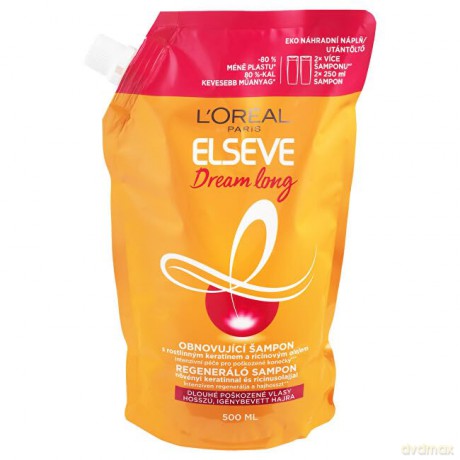 L´Oréal Paris Elseve Dream Long Renewing Shampoo refill - Volume: 500 ml