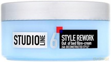 L´Oréal Paris Fibrous modeling cream Hair Studio Line (Style Rework Out Of Bed Fibre Cream) 150 ml