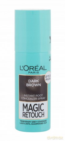 L´Oréal Paris Hair concealer and gray hair re-growth Magic retouch (Instant Root Concealer Spray) 75 ml - Shade: 09 Dark Brown