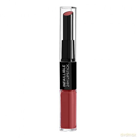 L´Oréal Paris Long-lasting lipstick and lip gloss 2in1 Infallible 24H Paris ian Nudes 6 ml - Shade: 801 Toujours Toffee