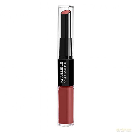 L´Oréal Paris Long-lasting lipstick and lip gloss 2in1 Infallible 24H Paris ian Nudes 6 ml - Shade: 802 Forever Francaise