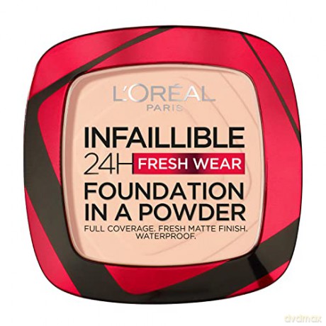 L´Oréal Paris Make-up in Infaillible 24H Fresh Wear (Foundation in a Powder) 9 g - Shade: 180 Rose Sand