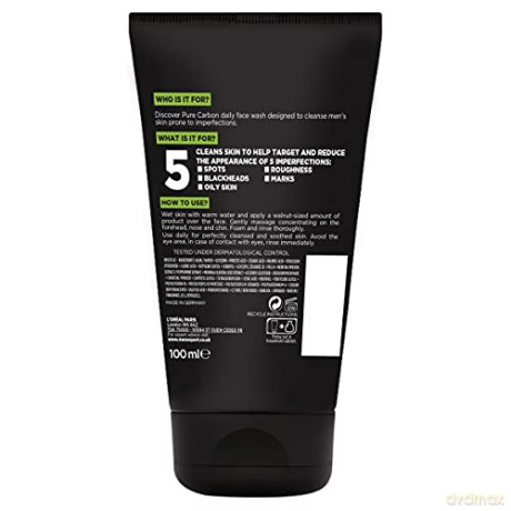 L´Oréal Paris Men Expert Pure Carbon (Purifying Daily Face Wash) 100 ml