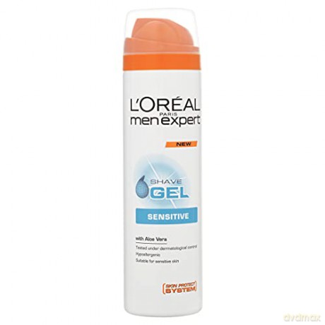 L´Oréal Paris Moisturizing shaving gel for sensitive skin Men Expert (Hydra Sensitiv e Shave Gel) 200 ml