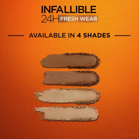 L´Oréal Paris Soft matte bronzer Infaillible 24H Fresh Wear (Matte Bronze r) 9 g - Shade: 250 Light