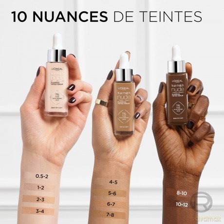 L´Oréal Paris True Match Nude (Plumping Tinted Serum) 30 ml - Shade: 0.5-2 Very Light
