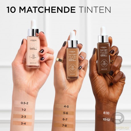 L´Oréal Paris True Match Nude (Plumping Tinted Serum) 30 ml - Shade: 0.5-2 Very Light