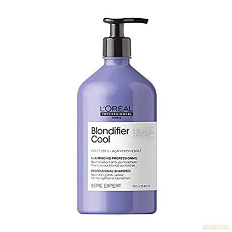 L´Oréal Professionnel Blonde Hair Neutralizing Shampoo Series Expert Blondifier (Cool Shampoo) - Volume: 750 ml