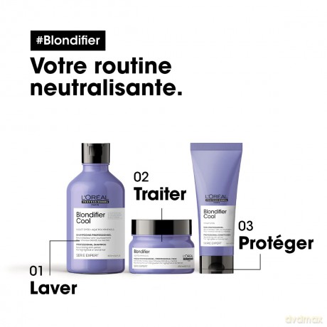 L´Oréal Professionnel Conditioner for lightened and blonde hair Expert Blondifier Cool Series (Professional Conditioner) - Volume: 200 ml