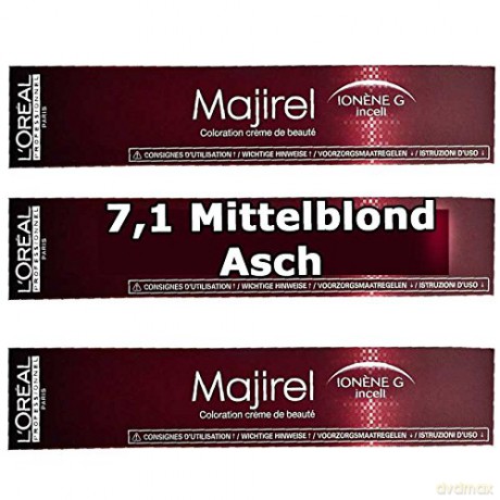L´Oréal Professionnel Permanent hair color Majirel - Shade: 7,1