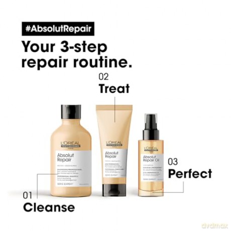 L´Oréal Professionnel Serum Expert Absolut Repair Gold Quinoa + Protein (Instant Resurfacing Conditioner) - Volume: 200 ml