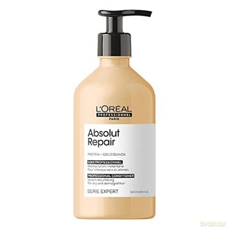 L´Oréal Professionnel Serum Expert Absolut Repair Gold Quinoa + Protein (Instant Resurfacing Conditioner) - Volume: 500 ml