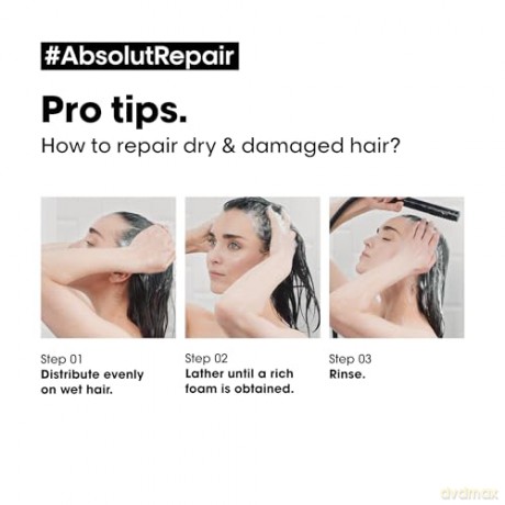 L´Oréal Professionnel Serum Expert Absolut Repair Gold Quinoa + Protein (Instant Resurfacing Shampoo) - Volume: 300 ml
