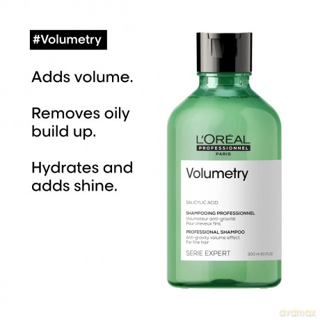 L´Oréal Professionnel Shampoo for hair volume Serie Expert Volumetry (Anti-Gravity Volumising Shampoo) - Volume: 300 ml