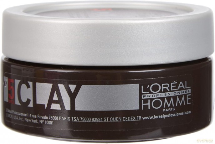 L´Oréal Professionnel Styling clay for men Clay (Strong Hold Matt Clay) 50 ml