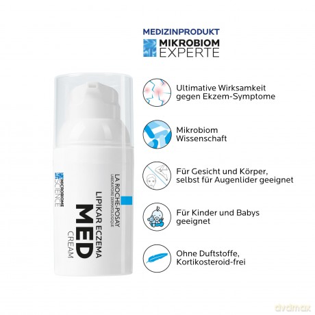 La Roche Posay Soothing cream for skin prone to eczema Lipikar Egzema Med (Cream) 30 ml