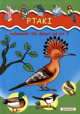 Ptaki Malowanki Dla Dzieci Od Lat 2 - Zbigniew Dobosz, Patrycja Gazda [KSIĄŻKA]