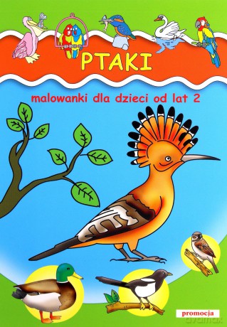 Ptaki Malowanki Dla Dzieci Od Lat 2 - Zbigniew Dobosz, Patrycja Gazda [KSIĄŻKA]