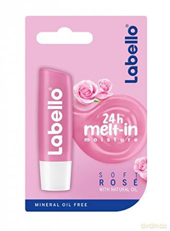 Labello Soft Rosé Lip Balm (Caring Lip Balm) 4.8 g