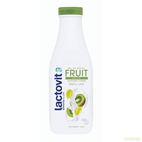 Lactovit Kiwi and Grapes Antioxidant Shower Gel (Fruit Shower Gel) - Volume: 500 ml