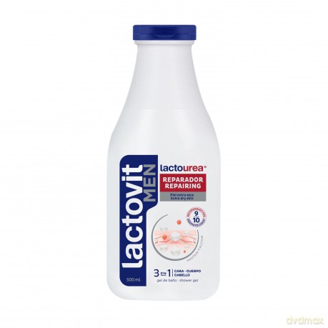 Lactovit Regenerating shower gel 3 in 1 Men Lactourea 300 ml