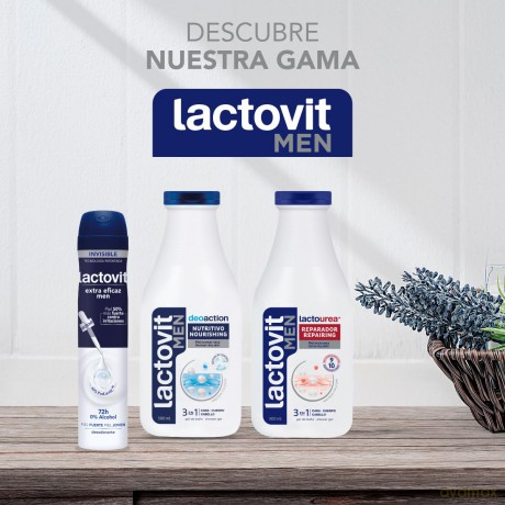 Lactovit Regenerating shower gel 3 in 1 Men Lactourea 300 ml