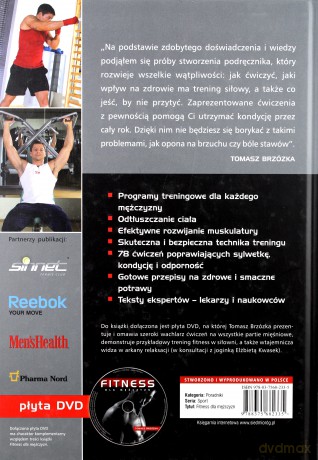 Fitness Dla Mężczyzn (twarda) - Tomasz Brzózka [KSIĄŻKA]+[DVD]