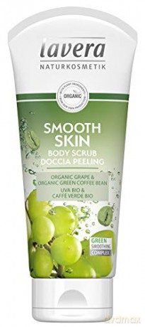 Lavera Body peeling Smooth Skin Organic grape wine and Organic green coffee (Body Scrub) 200 ml