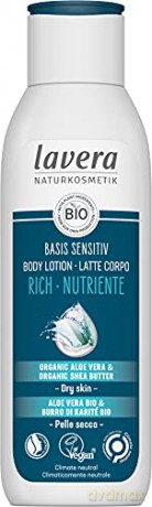 Lavera Extra nourishing body lotion Basis Sensitiv (Rich Body Lotion) 250 ml