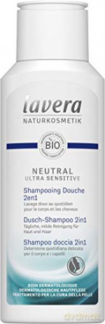 Lavera Natural shower shampoo for body and hair 2in1 Neutral Ultra Sensitive (Shower Shampoo) 200 ml