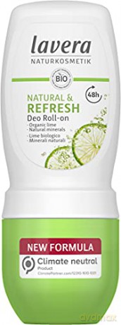 Lavera Refreshing ball deodorant with the scent of lime Refresh (Deodorant Roll-on) 50 ml
