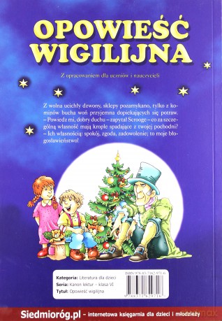 Opowieść Wigilijna - Charles Dickens [KSIĄŻKA]