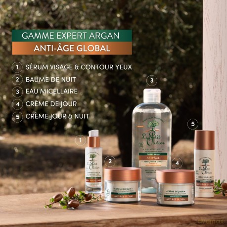 Le Petit Olivier Anti-wrinkle skin serum with argan oil Anti-Age (Serum Visage) 30 ml