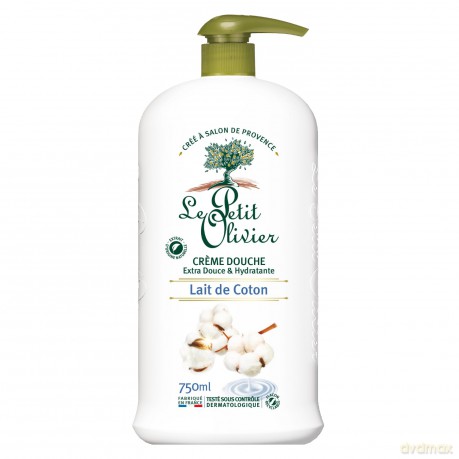 Le Petit Olivier Delicate Shower Cream Cotton Cream (Shower Cream) 750 ml