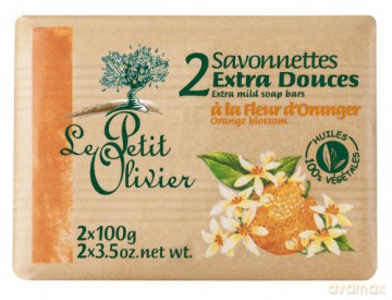 Le Petit Olivier Extra (Extra Mild Soap Bars) 2 x 100 g